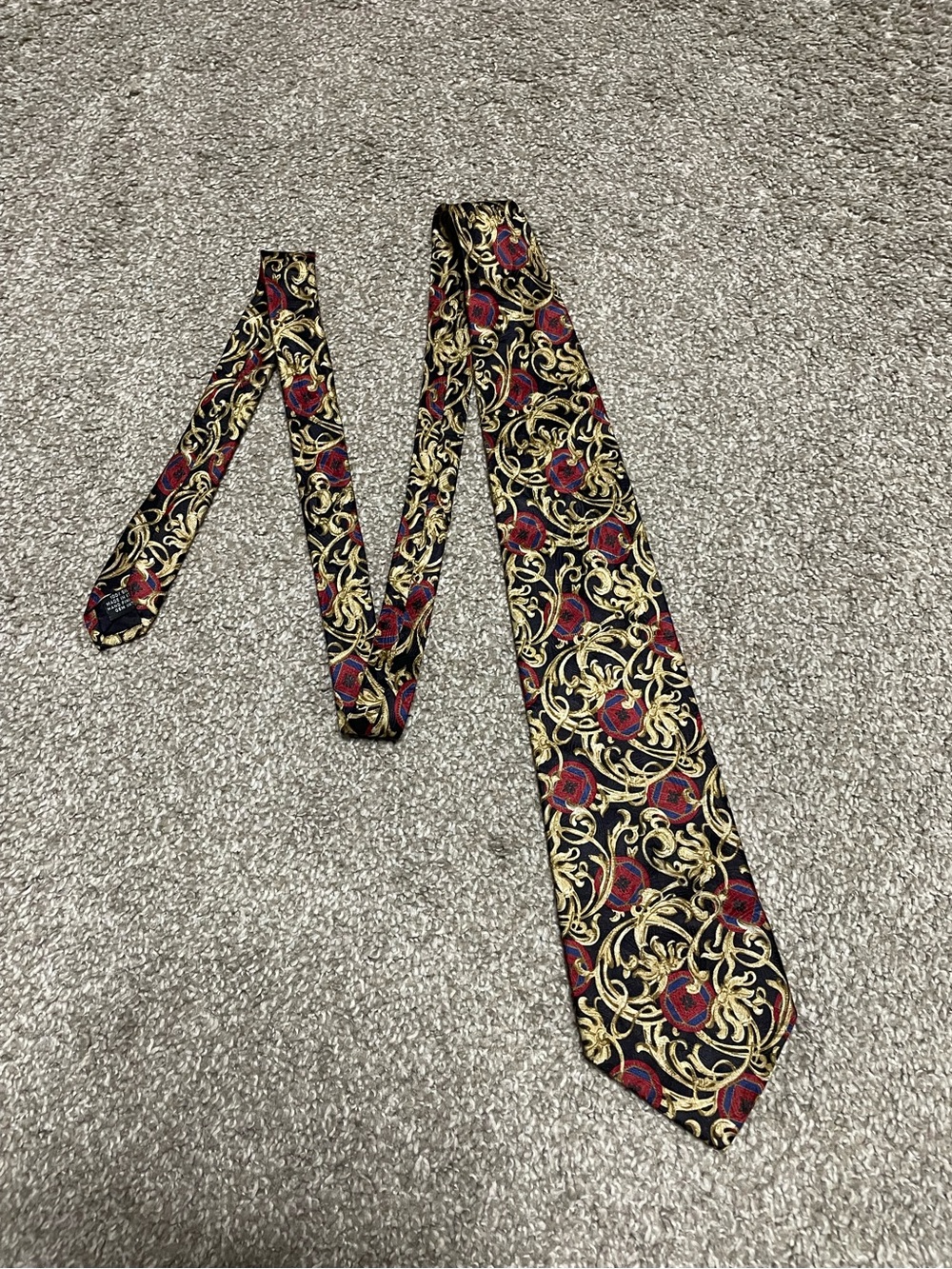 Paolo by Paolo Gucci 100% Silk Baroque Tie